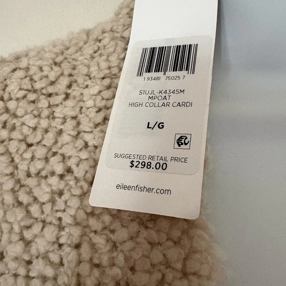 Eileen Fisher Open Front Cardigan - Picture 3 of 6